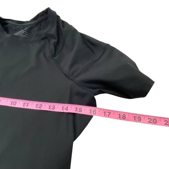 TOMMIE COPPER Women Shirt Sz L Black Recovery Short Sleeve Pullover Active 41-1 - Picture 5 of 7